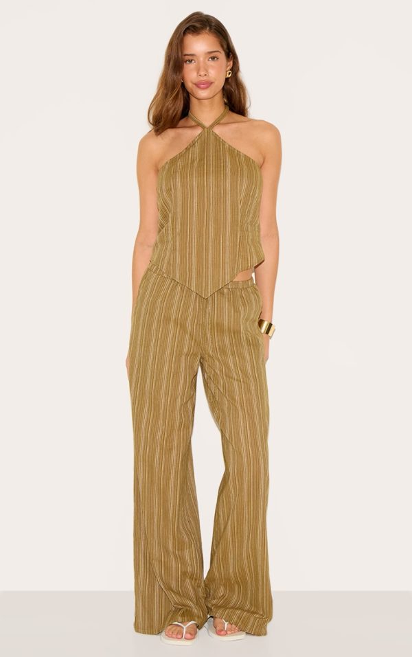 160da776c6d24f6f3ec2f45648d01204f011528b_CNM6128_3_khaki_pinstripe_halter_neck_pointed_hem_top