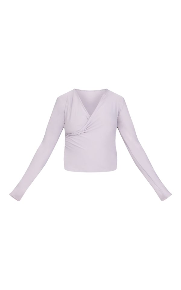 1623153c73cc25e1d131134e525cea1192d6b305_CNM2876_5_maternity_light_grey_soft_touch_ruched_long_sleeve_longline_top