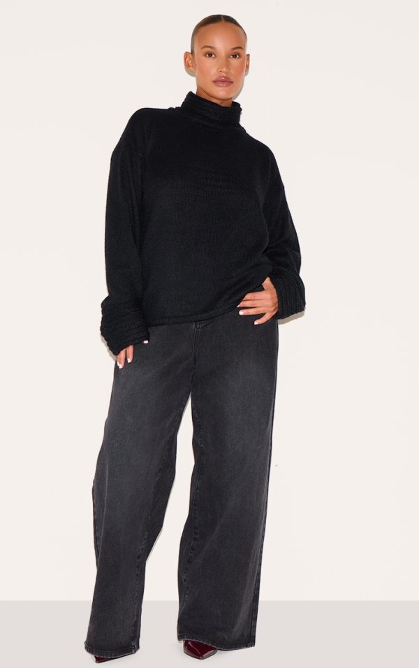 180517c6c633957da471f63b036c0ab3567feedb_CNJ8273_3_plus_black_textured_knit_roll_neck_oversized_jumper