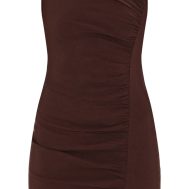 1865d09c89eb4fdf1a6ccba7f9fc906b465d5dc8_CNM3157_5_chocolate_stretch_woven_ruched_bodycon_dress