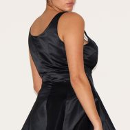 193bc266ec0bd89c3a5282e92eac8b7560b41f43_CNM1646_2_plus_black_satin_square_neck_pleated_shift_dress