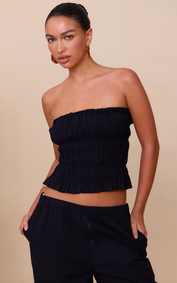 197d1d9a5de22829203657c609fd67541251abe6_CNM6115_1_black_shirred_bandeau_top
