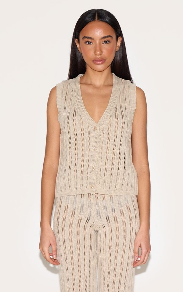 199661d2a2181aee1c16975e201df6cf997d4f63_CNM9030_1_petite_natural_knitted_sleeveless_waistcoat