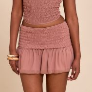 1a3b9eb27eefeba0791974dd497d7b15a527af5f_CNM5241_5_chocolate_gathered_waist_floaty_mini_skirt