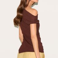 1a90606d756b577b75bcceca22110fc36c7af6bf_CNM8098_2_chocolate_textured_ruched_asymmetric_long_top