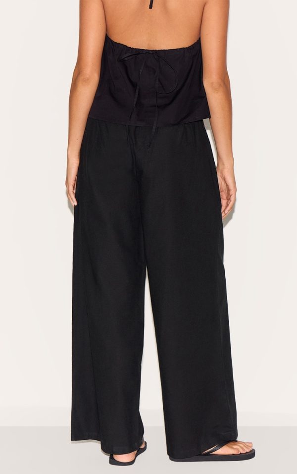 1ae23675abb58eda15a617c83ef91f66fe16d922_CNM3977_3_petite_black_linen_drawstring_waist_trousers