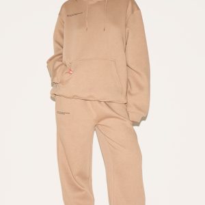 PRETTYLITTLETHING Mocha Established 2012 Joggers