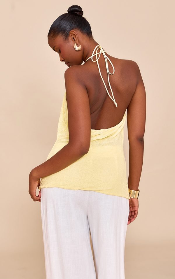 1bb6e760b64ac32046ac7b15b134b4bc6b8824fd_CNM8028_2_butter_yellow_double_layer_crinkle_mesh_trim_cowl_neck_long_top