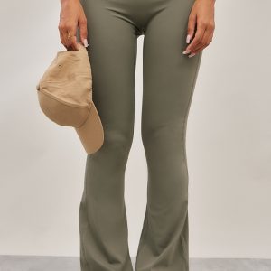 Olive Ultimate Sculpt Flare Yoga Pants