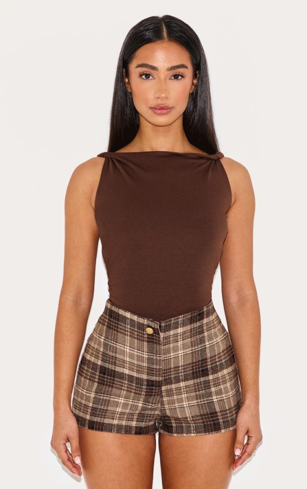 1c3baadb90b70c12f057dfe9ef1c8c739a837f68_CNM1064_4_petite_brown_check_tailored_mid_rise_shorts