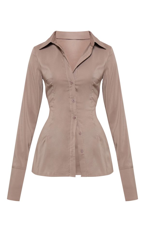 1c52f1a821be4e8a444bc082d672222f0717c6b7_CNK2894_5_brown_chiffon_fitted_shirt-1