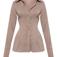1c52f1a821be4e8a444bc082d672222f0717c6b7_CNK2894_5_brown_chiffon_fitted_shirt-1