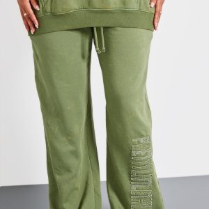 PRETTYLITTLETHING Shape Khaki Joggers