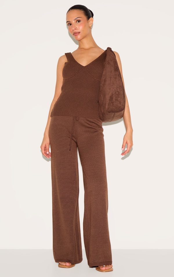 1d89b6014272d3265754b2c29156b3f6a3c3bc58_CNM9037_3_petite_chocolate_knitted_ribbed_longline_tank_top