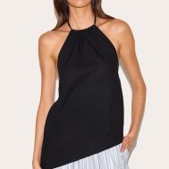 1e0ee6d2c0911e816d689b1ce350bb0e0e32203a_CNM6214_1_black_asymmetric_hem_long_top