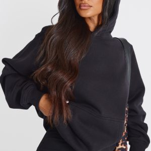 Petite Black Ultimate Basic Oversized Hoodie