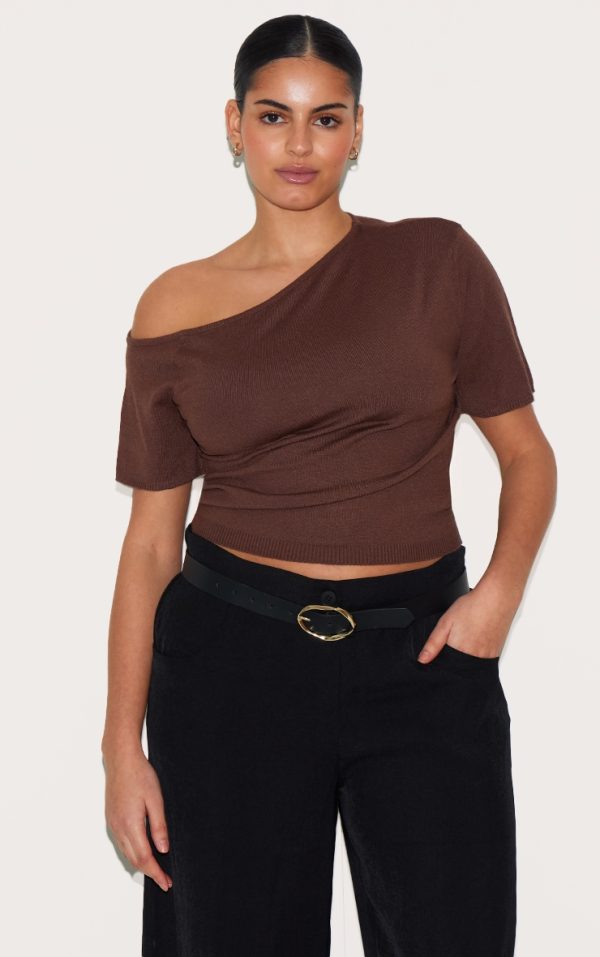 1e54542b25f4a5d8e130e027ddaac129f23c4990_CNL8310_1_plus_chocolate_basic_knit_asymmetric_neckline_top