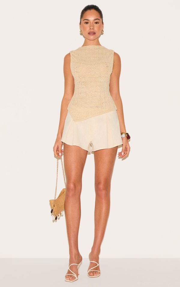 1e8cc82ccfb5e3ef1af7402ef03d2644425aee46_CNL8186_3_oatmeal_textured_filigree_knit_boat_neck_asymetric_hem_vest_top