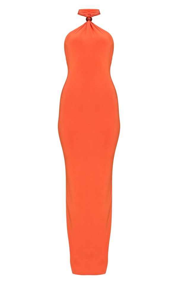 1eda716e3c8bf7b2a78d59999227d14ab04723e4_CNM5910_5_burnt_orange_slinky_bead_detail_halter_maxi_dress