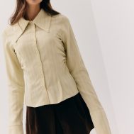 1f340f79d7911586e3b9491ba27ebb38a67274de_CNM0629_4_chocolate_faux_suede_pleated_mini_skirt
