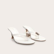1f418f9c77816c030b7993ba6b879364bcf4b2ac_CNM0396_1_white_pu_round_toe_thong_shell_trim_high_heeled_mules