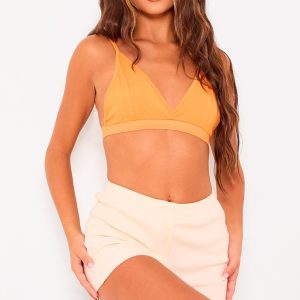 Orange Cotton Bralet