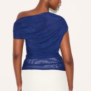 20241a39cf27f498a56f94fa7a8755f942b37d61_CNM6684_2_navy_double_layer_mesh_ruched_detail_asymmetric_top