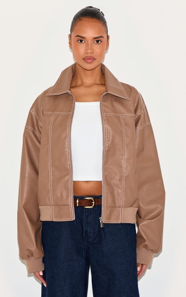 216a0bf8f80bae2844ce7b76a9bf8fbab7878ca0_CNL7333_1_deep_taupe_faux_leather_stitch_detailing_biker_jacket