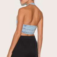 217f1c18670fc1927834b47867e936c262b4b7ae_CNE1207_2_light_blue_wash_buckle_front_denim_halterneck_top