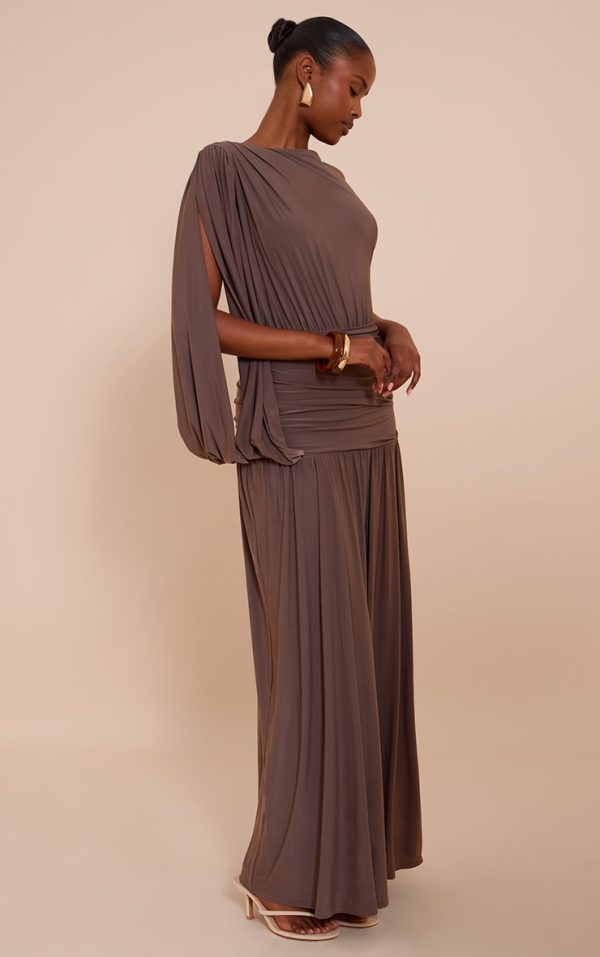 2215ba558eca378309562adc27f43fb5b3cb5c5d_CNN1574_3_mushroom_double_layer_slinky_ruched_one_shoulder_maxi_dress