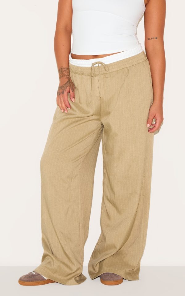 221ba4c91597650c8408cee2275b391320705750_CNL9945_2_plus_olive_pinstripe_print_button_front_straight_leg_trousers
