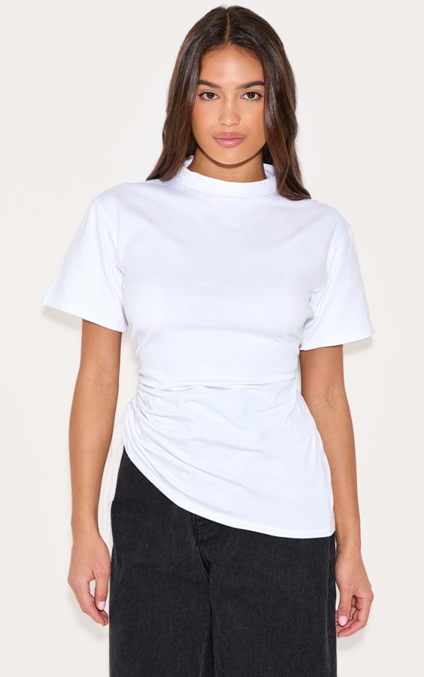 222411d3250800c84511150ab8133f49e2df40ae_CNL8998_1_white_oversized_ruched_side_detail_t_shirt