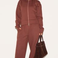 222cade6dd9a326771d4c083c3a35e98ae1d9ae0_CNM4771_3_petite_deep_chocolate_double_zip_cinched_hoodie