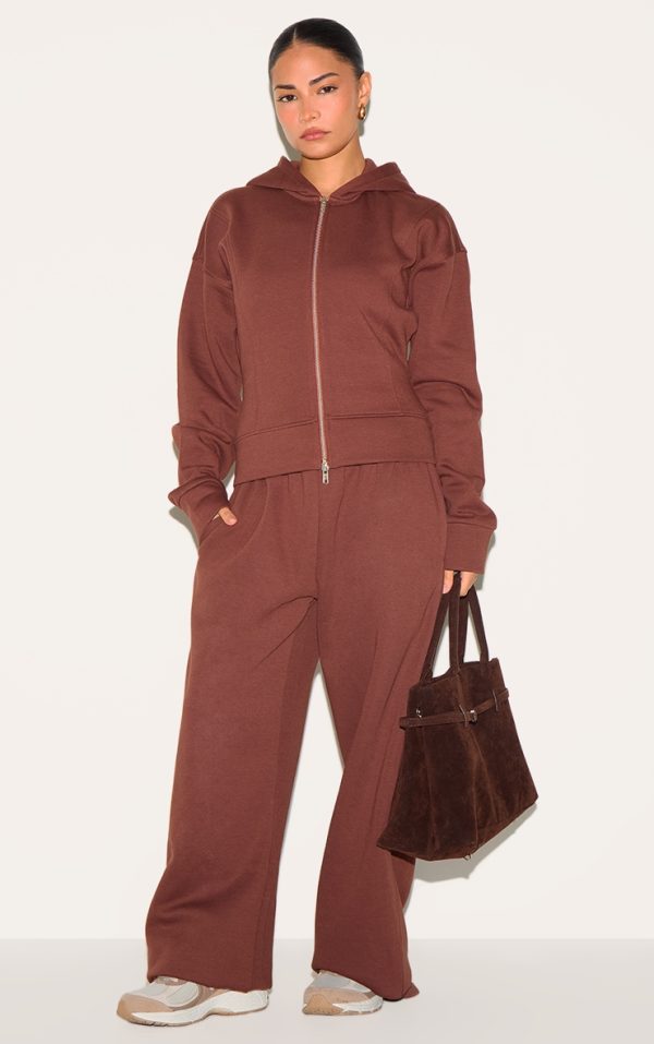 222cade6dd9a326771d4c083c3a35e98ae1d9ae0_CNM4771_3_petite_deep_chocolate_double_zip_cinched_hoodie
