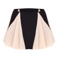 225971e70811d9eeaa5368e349af0983fbd4ac7c_CNM7332_6_black_chiffon_contrast_godet_mini_skirt