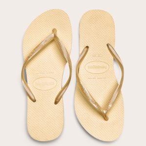 Butter Yellow Havaianas Slim Flip Flops