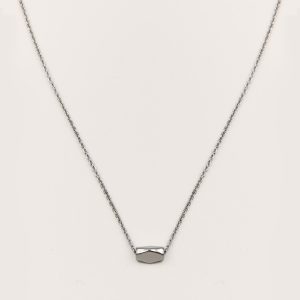 Silver Pendant Detail Necklace