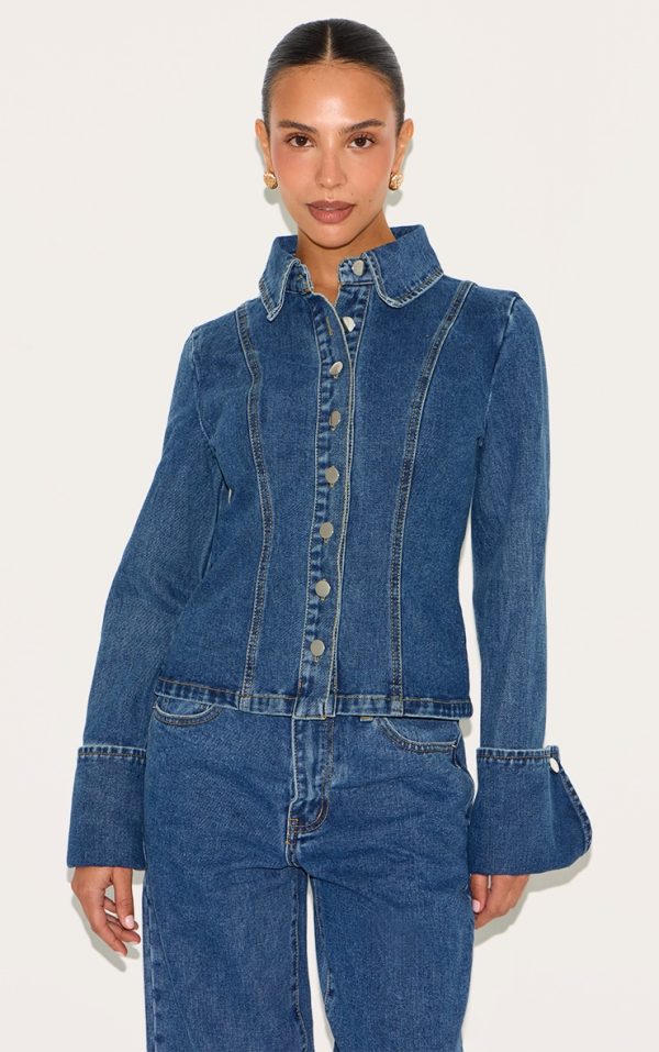 230a50cf180f4e40b5c04aab2e3e172902ed06b1_CNL7767_1_petite_mid_blue_wash_long_sleeve_fitted_denim_shirt
