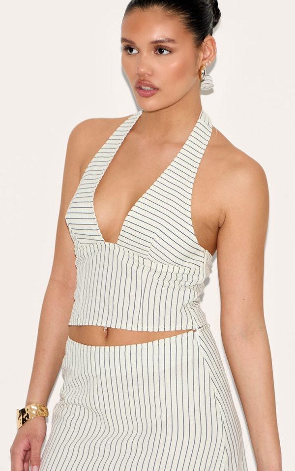 23363befeef1eb8d60d8a68759b4e2264997a6aa_CNM5370_4_cream_striped_halterneck_low_back_top