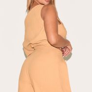 2433707958deab05bcde38c4c363820602c1b4e8_CNM6338_2_shape_olive_linen_asymetrical_off_the_shoulder_top