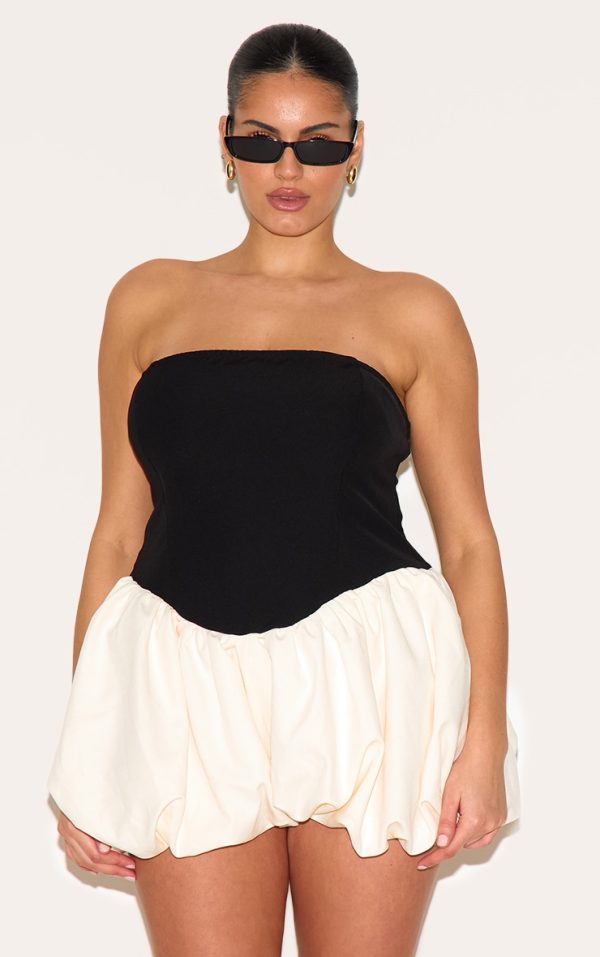 2463cb235cf153d2b2835aea417b6c838f66f81f_CNM2023_1_plus_black_contrast_woven_bandeau_puffball_playsuit