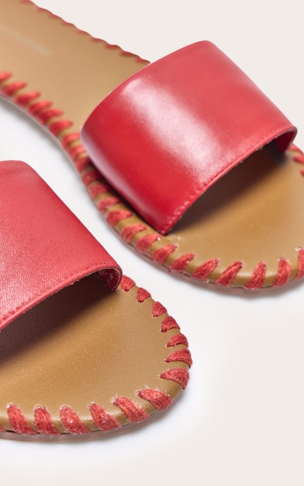 24c52bf78fcdbe1d4143ade150bca02e04ef7aa2_CNJ4663_4_red_real_leather_round_toe_stitch_detail_mule_sandals