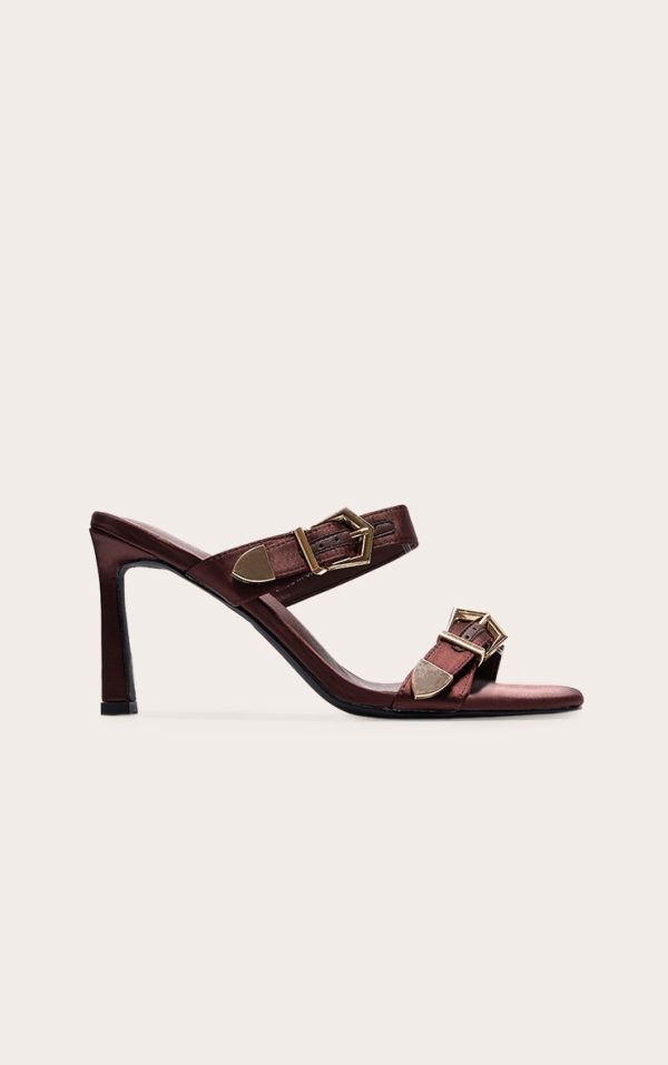 25a658b0bb88219e8fa11d16efee3ecc51a5c144_CNJ8294_1_chocolate_satin_wide_fit_square_toe_buckle_strap_high_stiletto_heeled_mules