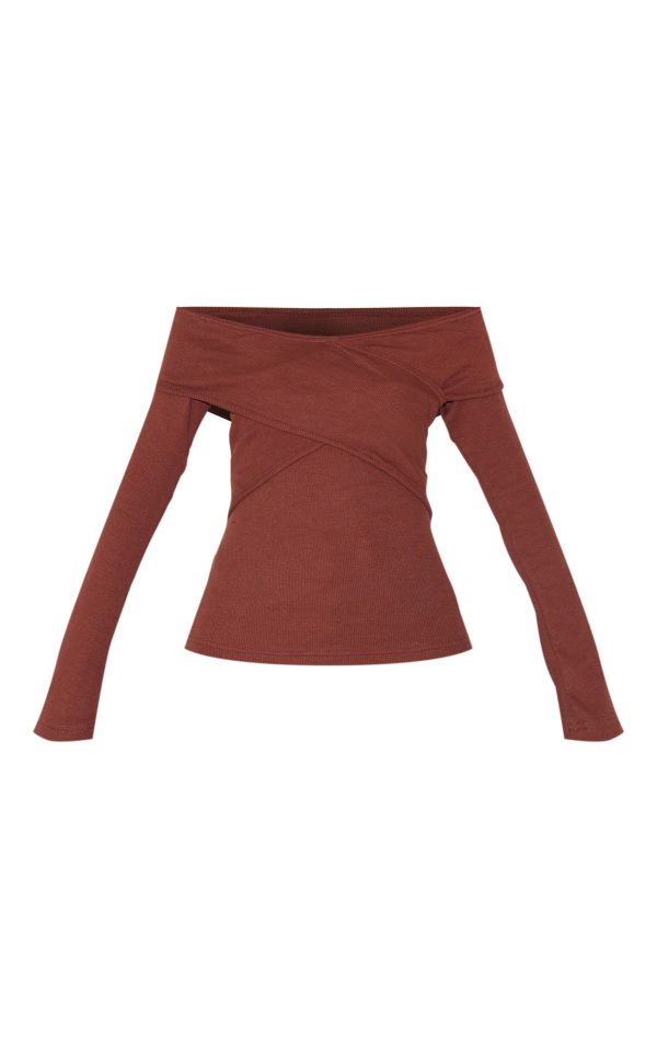 26ab7db8a4a89c54a8aa081affbb6c17bb8a5bca_CNL8015_5_chocolate_cross_over_bardot_long_top