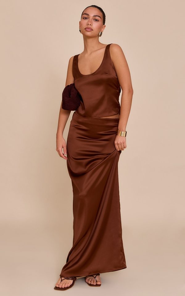 26e9620d6164a685929286ea1fe440b105831776_CNM8890_1_chocolate_satin_mid_waist_maxi_skirt