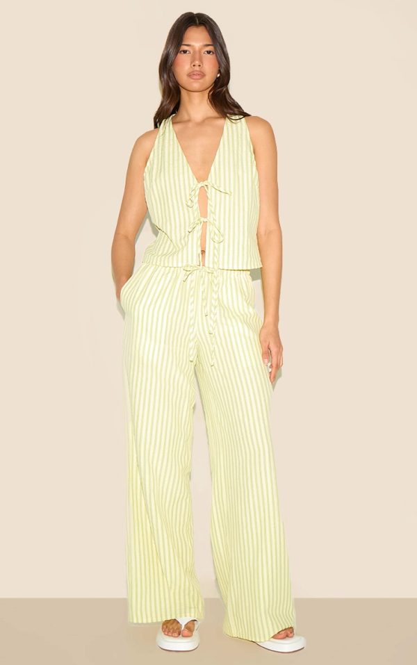 278a183727caf20855a96873273d6990c3d2baa4_CNM1750_3_lime_green_striped_sleeveless_tie_front_top