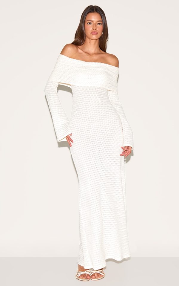 281ce69d73b2d9fbcfa56aec93827fe4ce342cf4_CNN0104_1_cream_textured_extreme_bardot_long_sleeve_maxi_dress