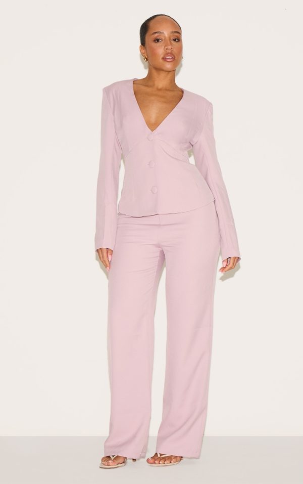 288606f9b36a2b8475e88fd914112741c6f40d72_CNM0816_3_shape_blush_pink_plunge_front_cinched_waist_blazer