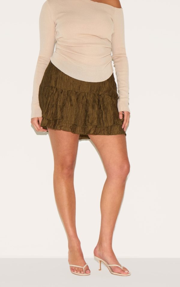 289408d6bf7e83ba2d2df99b290560c208bef800_CNM2013_2_plus_khaki_crinkle_woven_dropped_waist_frilly_mini_skirt