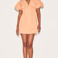 29aaa473fc920bca21945d00630b098fc1c7cf55_CNM4345_3_orange_cotton_gathered_a_line_dress